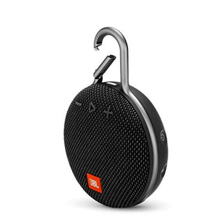 Jbl Clip 3 Portable Bluetooth Speaker, Black, Jblclip3Blk - Walmart.Com