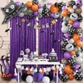thumbnail image 2 of Telón de fondo con lentejuelas Queen Dream, color morado, 60 x 240 cm, 2 paneles, Halloween, 2 of 7
