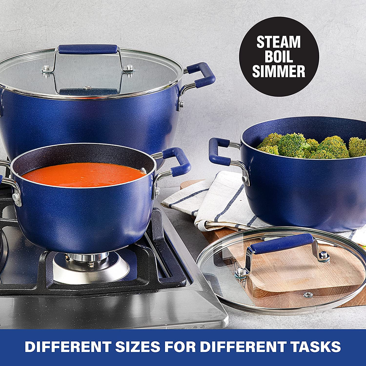 This Granite Cookware Set Is a Kitchen Space Saver -- And It's 53% Off