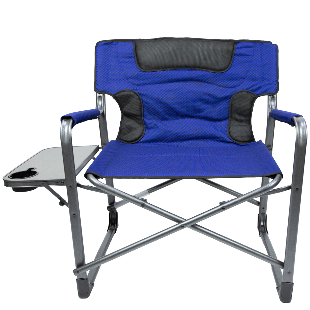 Ozark Trail Camping Director Chair XXL, Blue, Adult, 10lbs - image 5 of 13