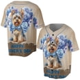 thumbnail image 3 of Yorkshire Terrier Proud Dad Happy Father's Day All Over Print 3D Baseball Shirt Yorkie Dog Lover Gifts Softball Sport - 02008, 3 of 6
