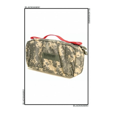 BlackHawk S.T.O.M.P. Medical Pack Accessory Pouch Red Handle - Black