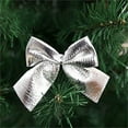 thumbnail image 6 of Tiny Twist Tie Bow,Christmas Ribbon Bows,Xmas Decorative Bows,Xmas Decoration Supplies for Gift Wrapping,Treat Bags,Home Decoration,Silver, 6 of 7
