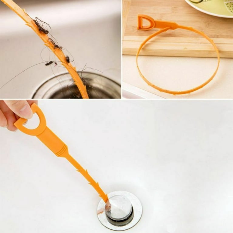 AO-2103 Forliver Snake Drain Hair Drain Clog Remover Cleaning Tool Pipe  Snake Shower drain with