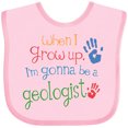 thumbnail image 3 of Inktastic Geologist Future Boys or Girls Baby Bib, 3 of 4