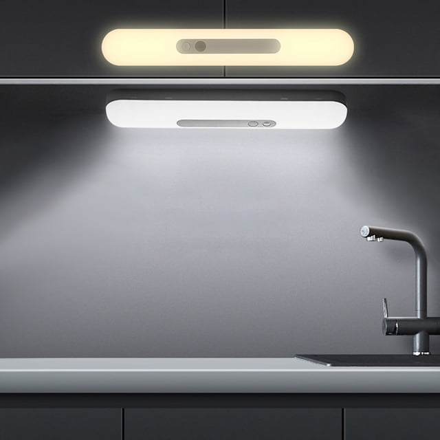 Luces LED Xihbxyly para dormitorio Sensor corporal recargable inalámbrica automática