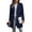 Solid Navy, variant on PRETTYGARDEN Women Plaid Shacket Jacket Trendy Fall Casual Button Wool Blend Tartan Trench Coat Winter Clothing with Pockets