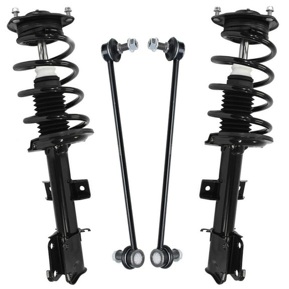 Detroit Axle - Front Struts Sway Bars for 2011 2012 2013 Kia Sorento, Complete Struts with Coil Spring Assembly Sway Bar End Links Replacement Suspension Kit