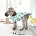 thumbnail image 4 of Geometric Pattern Pet Pajamas Dress-Up Short Sleeves Cardigan Outfit for Dogs – Skin-Friendly Supplies, 4 of 8