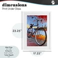 thumbnail image 3 of Tonight Bicycle Journey White Framed Print Under Glass, design by Adam Swanson, 3 of 10