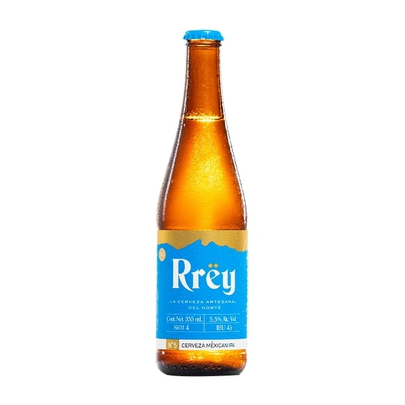 Cerveza artesanal Rrëy mexicana IPA 355 ml