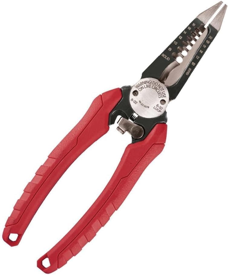Suitable For Milwaukee Electrician Combination Wire Pliers - Bare Tool, Model #48-22-3079, Red,black