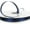 Navy, variant on 1/4" Double Faced Satin Ribbon 370 Navy 50 Yard