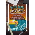 thumbnail image 3 of Outer Banks, North Carolina, Surf Shop Vintage Sign (12x18 Wall Art Poster, Room Decor), 3 of 3