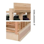 4 ft. Molding w 5.25 OG Base & Crown (Rustic Pine - Unstained)