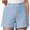 Sky Blue, variant on Bosfbaoi Women's Tailored Shorts High Waist Dressy Shorts Summer Work Office Shorts with Side Pockets