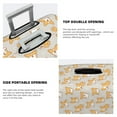 thumbnail image 3 of Fuzoiu Corgi Dog Print Suitcase Cover,Washable Luggage Covers for Suitcase,Elastic Luggage Protector Cover,Scratch Resistant Travel Suitcase Covers-Medium, 3 of 7