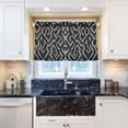 thumbnail image 6 of Minimalist Lines Pattern Kitchen Curtains Tier Set 27x24 Inch 2 Panels Semi Sheer Light Filtering Privacy UV Protection, 6 of 8