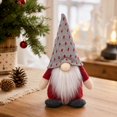 thumbnail image 4 of Christmas Gnome Plush Figurine Nordic Faceless Tomte Doll with Tall Knit Hat & Beard for Tabletop Mantel Shelf Decor Available in Multiple Styles, 4 of 5