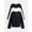 Black/White, variant on Girls Kid Tough Tee with Long Sleeves, 3 Pack, Sizes 4-18 & Plus