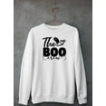 thumbnail image 3 of The Boo Crew. Cute Boo Ghost Sweatshirt Women -Image by Shutterstock, Female 5X-Large, 3 of 4