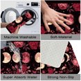 thumbnail image 5 of 1pc The Phases of the Moon Absorbent Non-Slip Bathroom Thickened Flannel Rug Decor,Soft,Quick Drying,Suitable For Indoor/outdoor Use,Bathrooms,Bedrooms,Kitchens,Terrace,Laundry Rooms,16"x24", 5 of 9