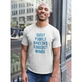 thumbnail image 2 of Quiet People Have The Loudest Minds Geek Hawking Quote Men White T-Shirt, Male XX-Large, 2 of 4