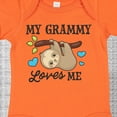 thumbnail image 4 of Inktastic My Grammy Loves Me with Sloth and Hearts Boys or Girls Baby Bodysuit, 4 of 5