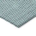 thumbnail image 4 of Addison Rugs Chantille Indoor/Outdoor Transitional Geometric Teal Washable Round Rug, 8' x 8', 4 of 6