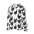 thumbnail image 2 of Fotbe Retro Rooster Men's Women's UPF 50+ Sun Protection Jacket Hooded Cooling Shirt with Pockets Hiking Outdoor Performance-XX-Large, 2 of 8