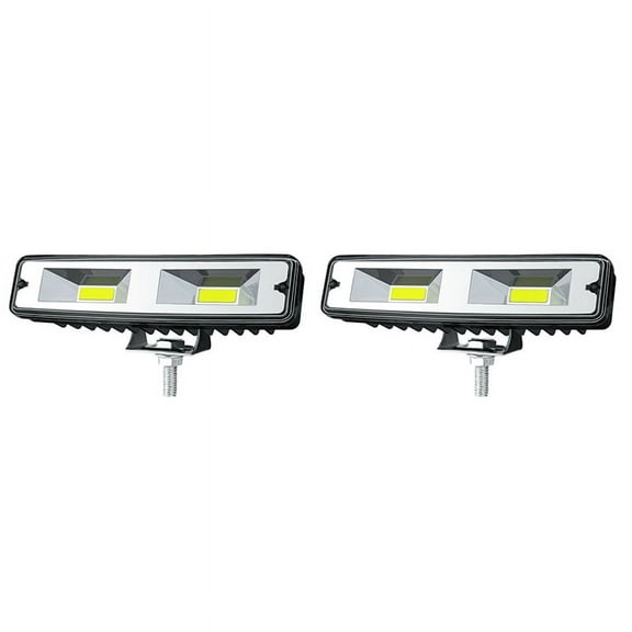 2X 48W 6Inch LED Work Light Bar Spot FLOOD Lamp Offroad Driving Fog 4WD for Truck ATV SUV UTE Boat