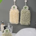 thumbnail image 3 of Kripyery Quick-drying Hanging Hand Towel Soft Chenille Stylish Washcloth Hanging Towel for Household, 3 of 8