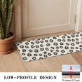 thumbnail image 3 of Black and Beige Leopard Print Washable Non Slip Indoor Door Mat, Decorative Entry Rug for Entrance, Bedroom, Kitchen, Bathroom, 16"x47", 3 of 6