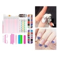 thumbnail image 1 of Juego de pinceles para decoración de uñas de , 15 Uds. de pinceles para dibujar uñas naturales postizas, bolígrafos de punteado de 2 vías, lente Baoblaze Pinceles para uñas, 1 of 8