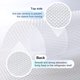 thumbnail image 3 of Almohadilla para refrigerador de 8 piezas - transparente (4 piezas) 45 * 29 cm (bolsa op) Ormromra WMZL-2159-3, 3 of 6