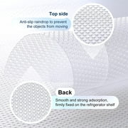 LANNEY 8 Pack Fridge Liner Refrigerator Shelf Liners Mats for Glass Shelves Washable, 12 x 17.7 inches