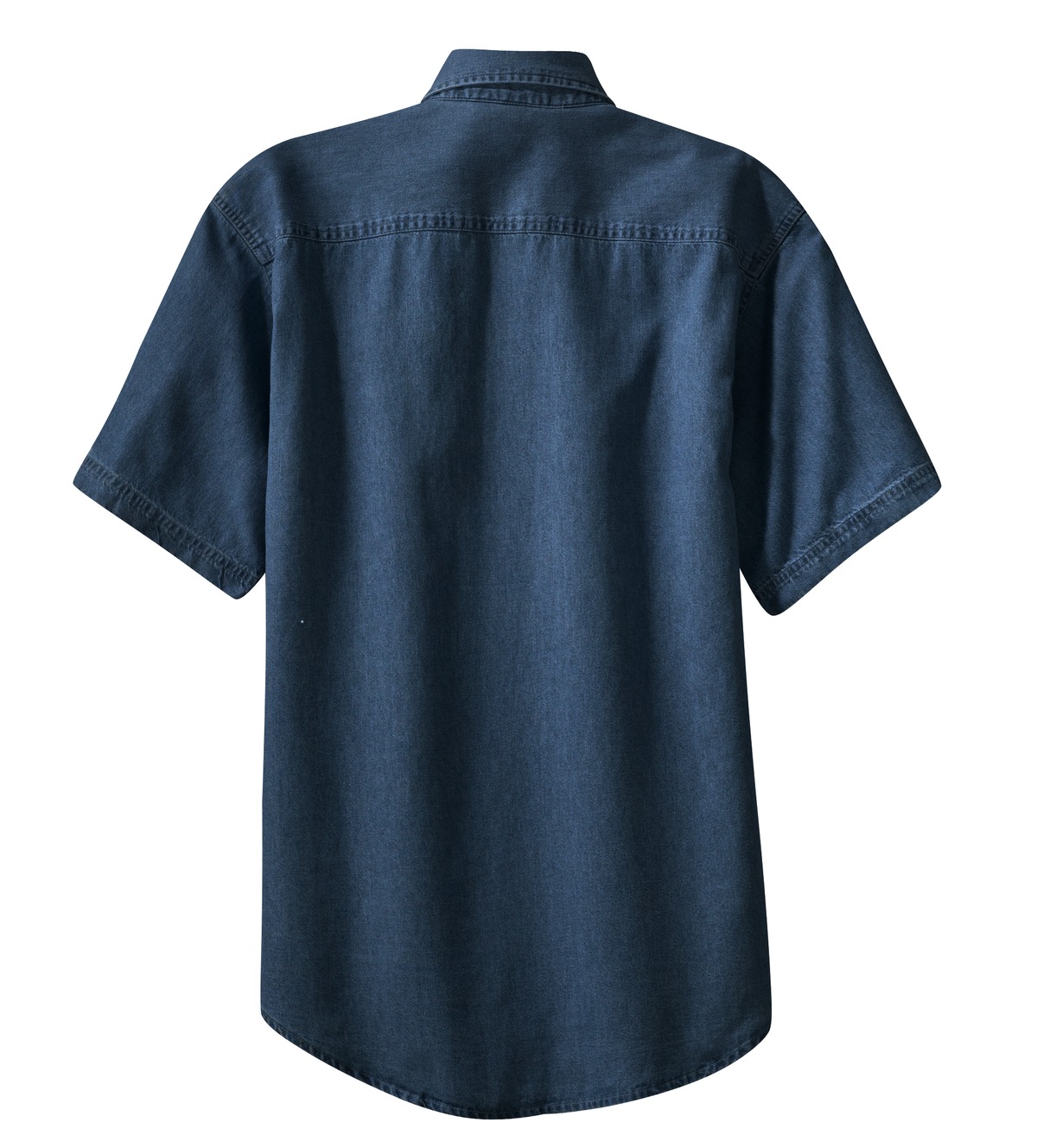 "Port & Company Short Sleeve Value Denim Shirt (SP11) Ink Blue, XL" - image 2 of 6