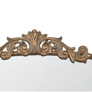 A&B Home Gold Arch Mirror with Metal Frame, 40x31 Wall Decor