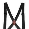 thumbnail image 6 of Men Women Suspender Heavy Duty Swivel Hooks Elastic X Type Unisex for Belt Loops Black, 6 of 7