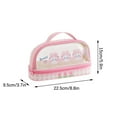 thumbnail image 3 of Darzheoy Cute Pencil Case Large Storage High Capacity Stationery with 2 Compartments Pouch Box Holder Organizer Office Adults Teens, 3 of 5