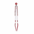 thumbnail image 3 of Steak Tongs, Pratique Compact Multi-Usage Durable Solide Pince à Aliments pour Tourner et Transporter des Aliments pour Outil de Cuisson 12in Support Rouge, 3 of 8