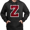 thumbnail image 3 of Sudadera con capucha estilo preppy americano en forma de Z, corte holgado, top casual y versátil unisex.(L), 3 of 5