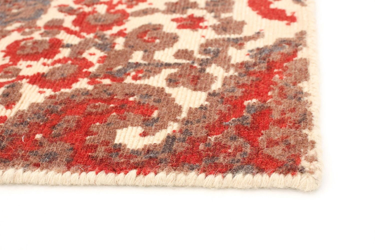 ECARPETGALLERY 4'11" x 7'3"  Contemporary Galleria Hand Loomed Area Rug for Living Room, Dining Room and Bedroom in Ivory