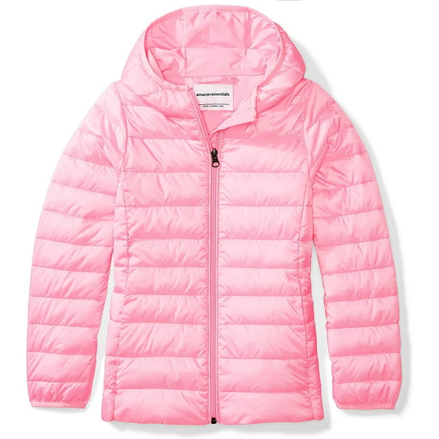 Veste Matelassée à Capuchon Légère et Hydrofuge pour Filles, Compressible