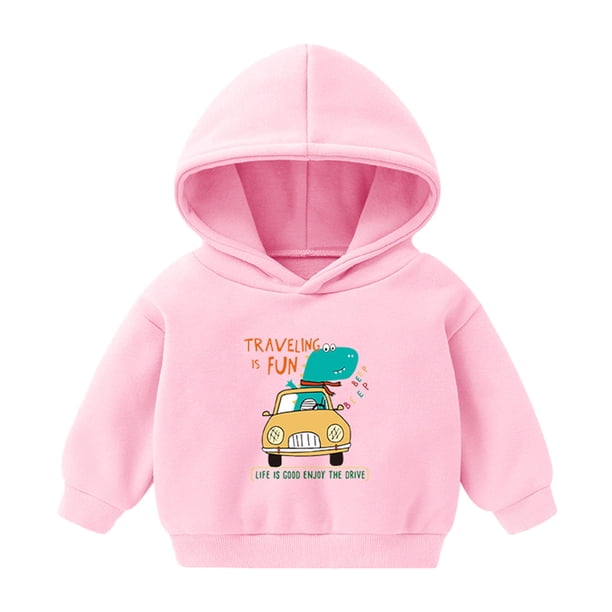 Gibobby Sudadera ligera con capucha para niños y niñasSudadera ligera con capucha para niños y niñasTops sudadera infantil niñas sudadera con capucha pul(Rosa, 3-4 Años)