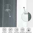 thumbnail image 4 of Easy-Going Faux Linen 100% Blackout Curtains, Room Darkening Thermal Insulated Window Curtain Drapes, Dark Gray, 52 x 63 Inch, 2 Panels, 4 of 7