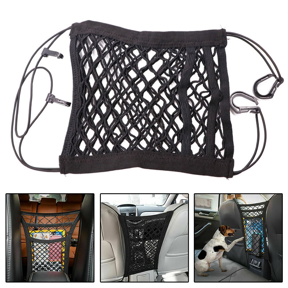 Car Dog Pet Barrier Guard Back Seat Safety Protector Mesh Net for SUV