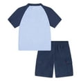 thumbnail image 2 of Levi's Boys Raglan Henley Tee & Cargo Short Set, Sizes 4-7, 2 of 4