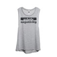 thumbnail image 1 of Exhale Negativity Women's Fashion Sleeveless Muscle Tank Top Tee Sport Grey Medium, 1 of 4