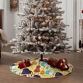 thumbnail image 4 of Sikiie Musical Instruments Nativity Christmas Tree Skirt, Jesus Christian Winter Holiday Tree Mat Decoration(30-48IN)30", 4 of 6